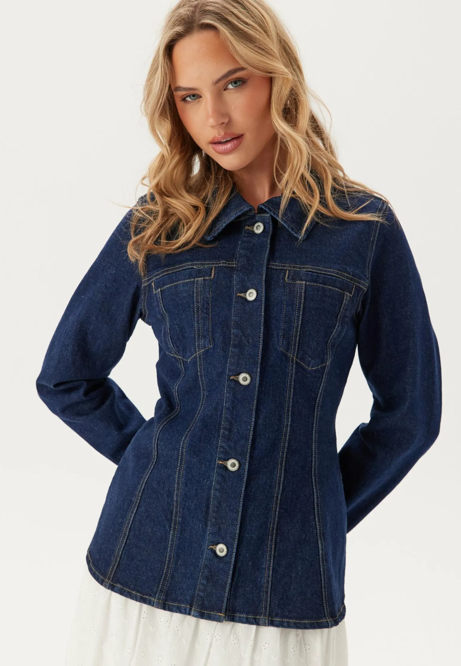 Onlelle L/S FITTED DNM JACKET