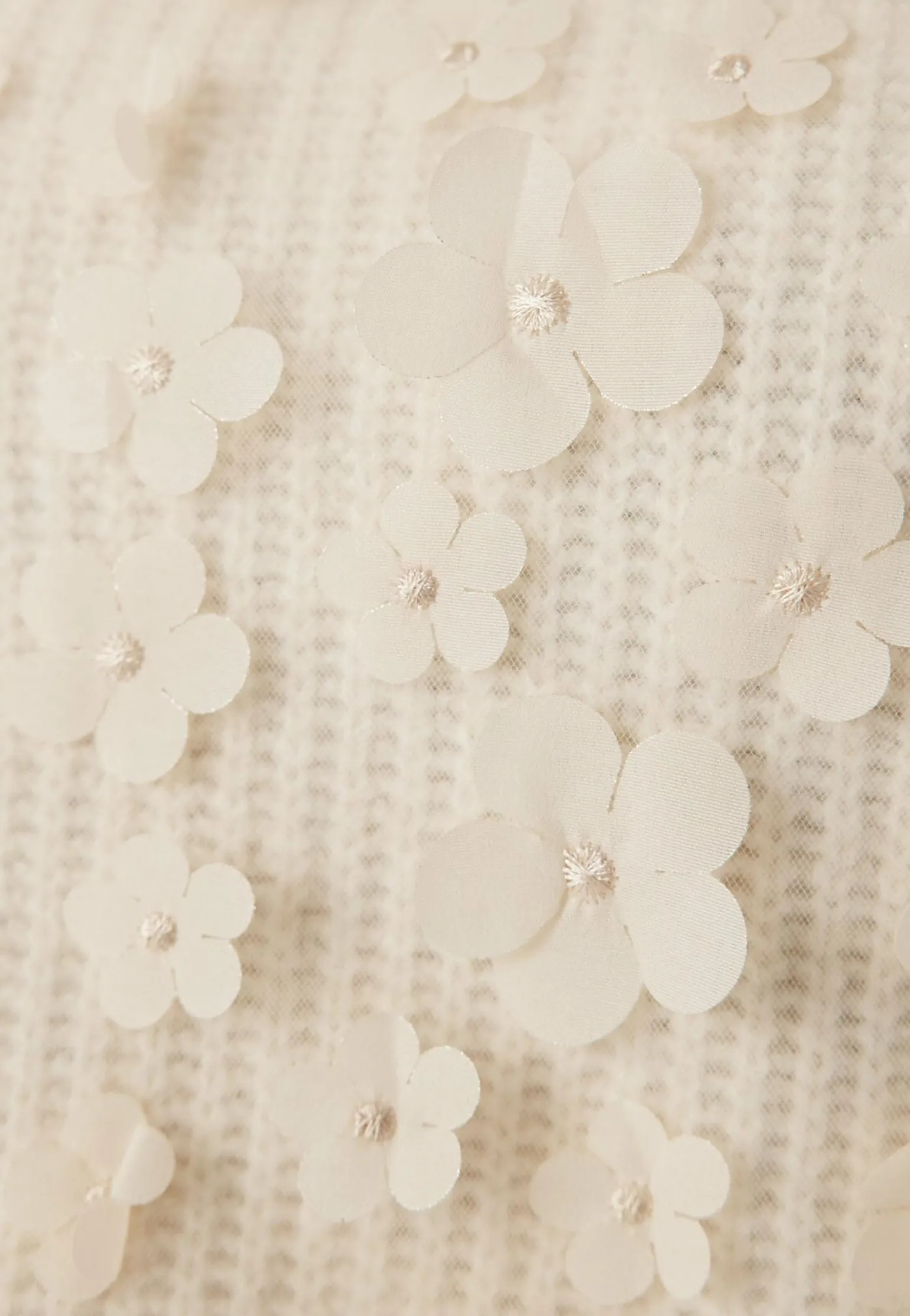 Onlhua Life Ls Flower Detail O-neck Knit
