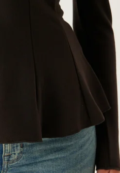 Onlkenya L/S PEPLUM TOP JRS PE