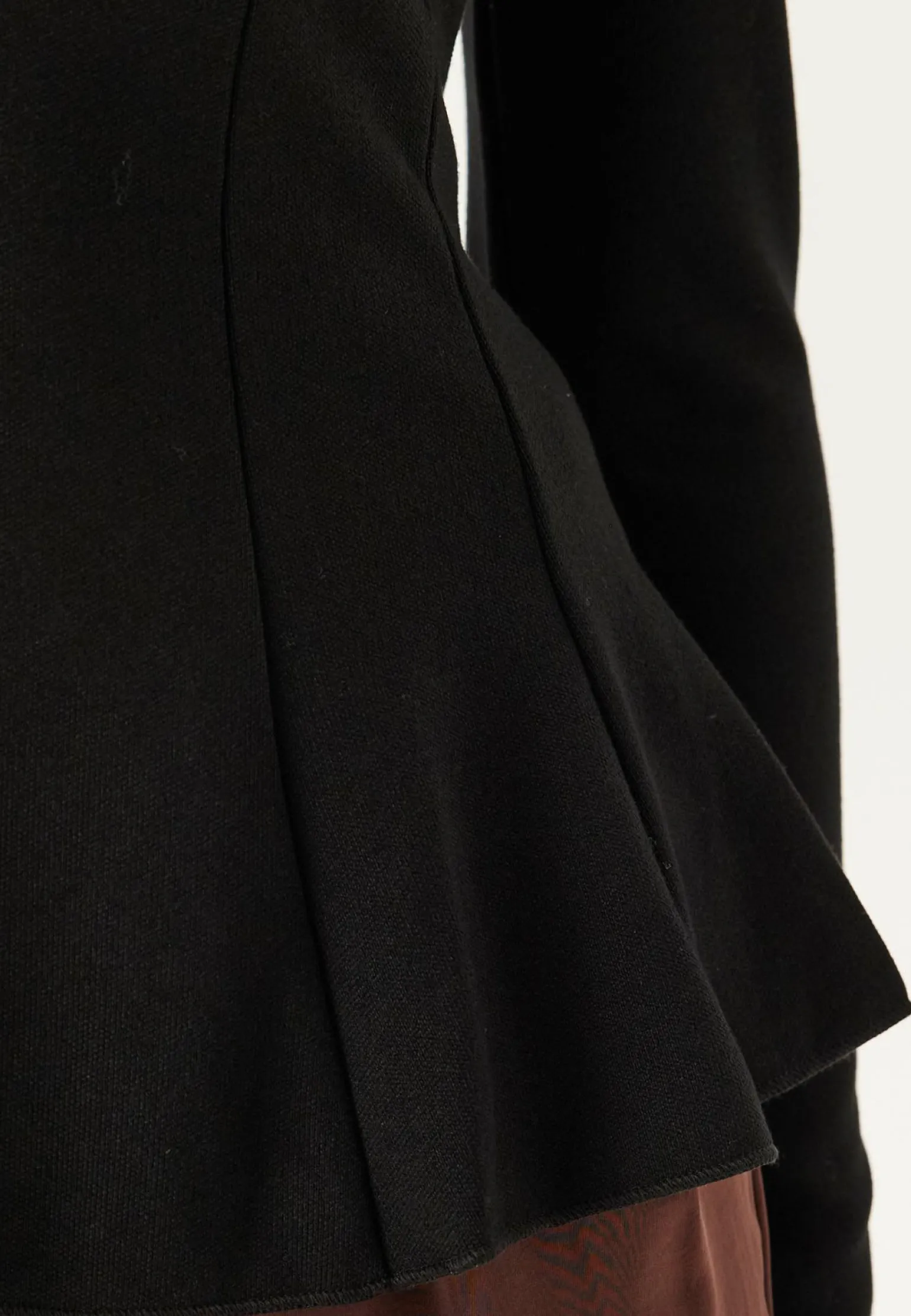 Onlkenya L/S PEPLUM TOP JRS PE