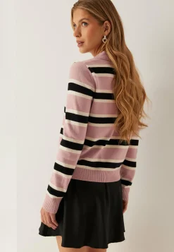 Onllondon Ls Stripe Polo Cc Kn