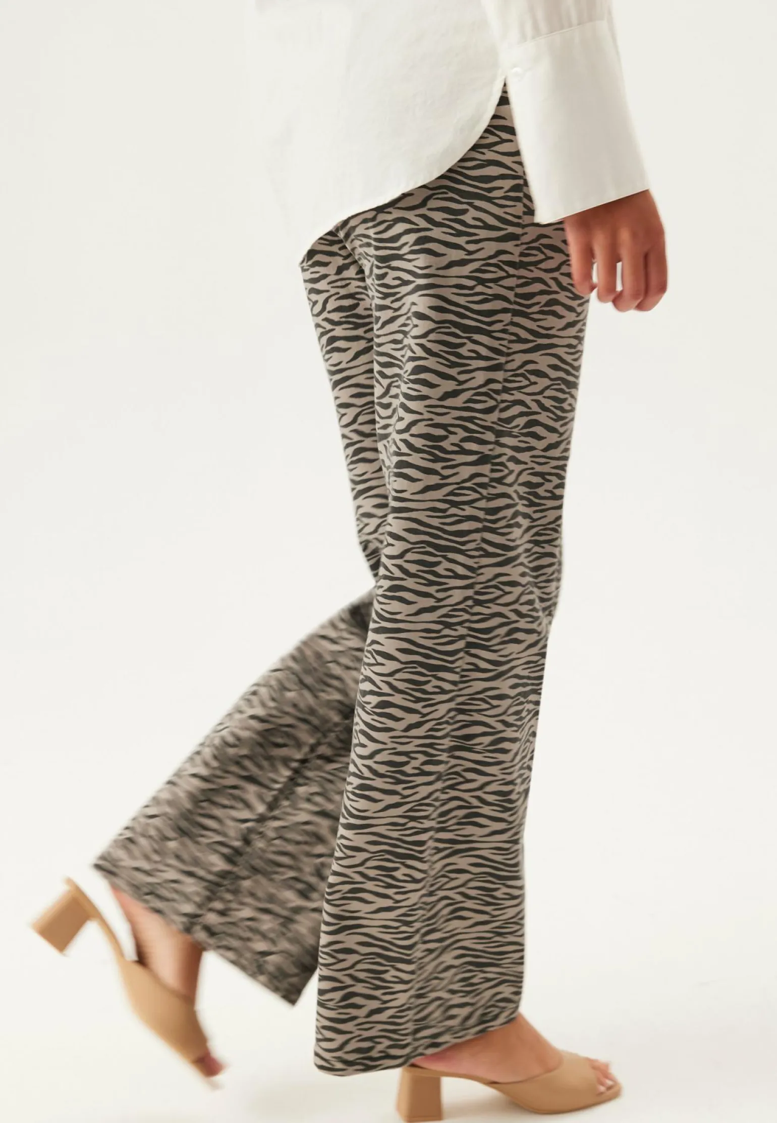 Onlmadison Hw Wide Animal Pant