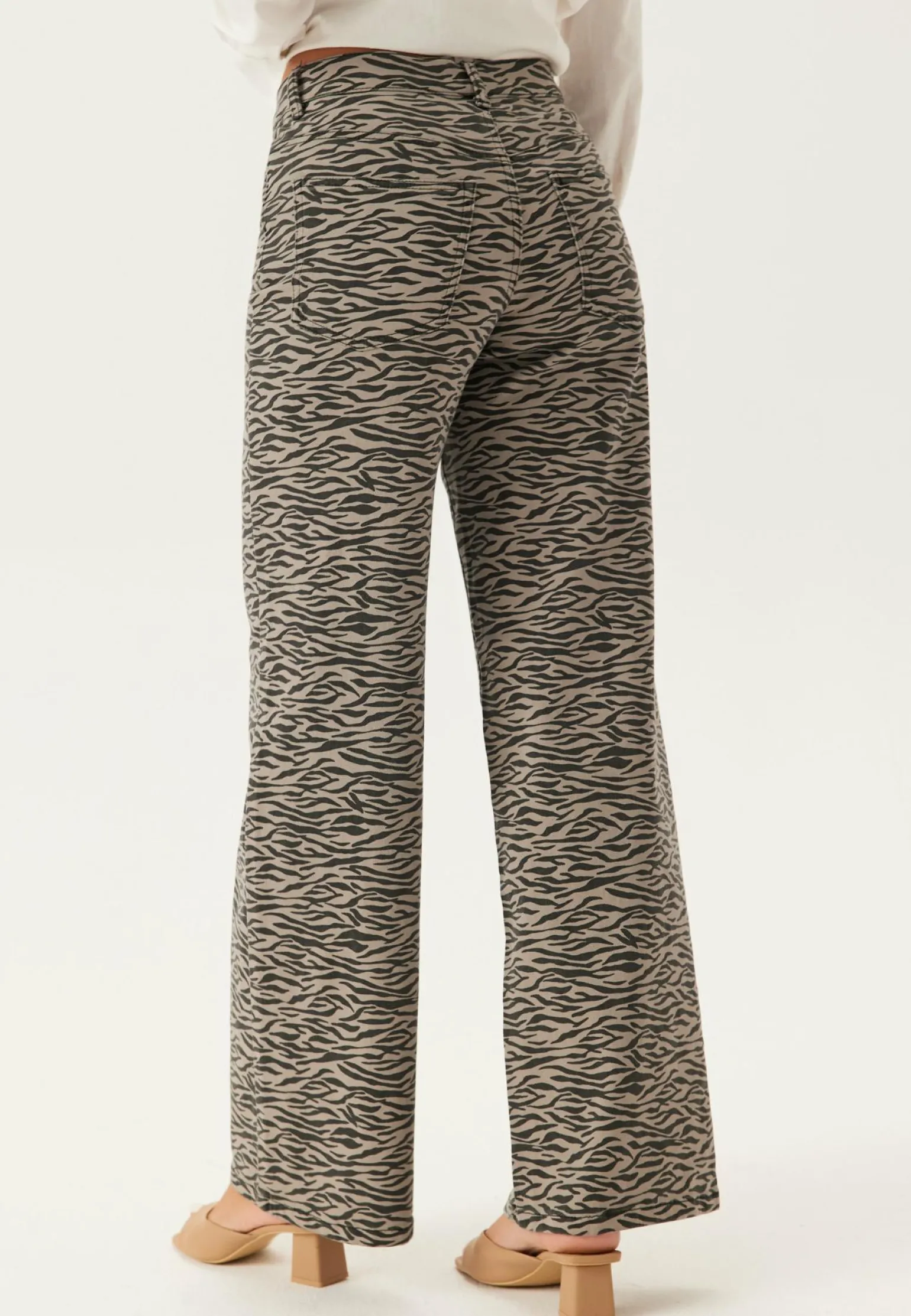 Onlmadison Hw Wide Animal Pant