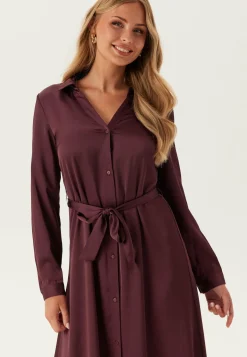 Onlmika Vis Satin L/S LONG DRE
