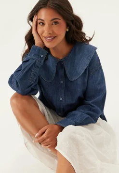 Onlnala L/S COLLAR DNM COLLAR