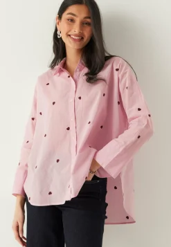 Onlnew Lina Grace Ls Emb Shirt