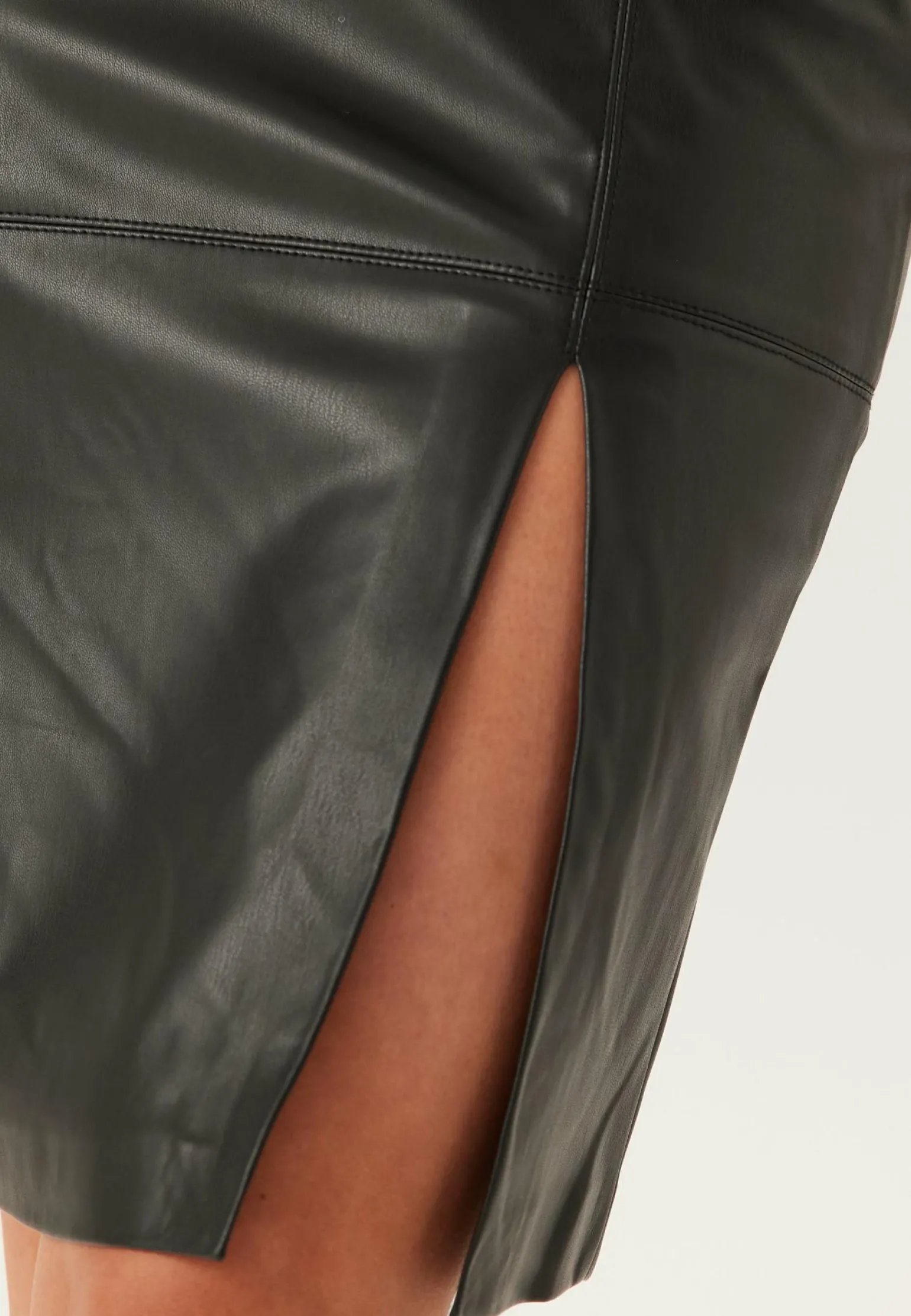 Onloline Faux Leather Skirt