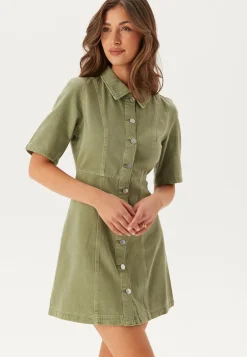 Onlsilla 2/4 SHORT BUTTON DRES