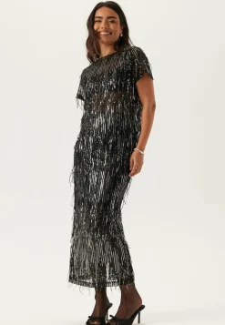 Onlspacy Hw Long Sequins Skirt