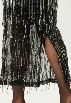 Onlspacy Hw Long Sequins Skirt
