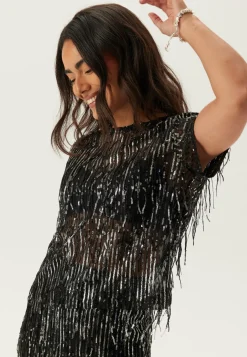 Onlspacy Ss Sequins Top