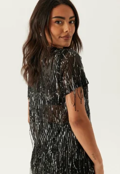 Onlspacy Ss Sequins Top