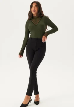 Onltilde L/S High Neck Lace Top JRS
