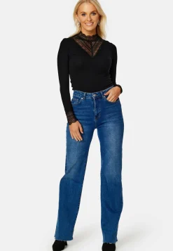 Onltilde L/S High Neck Lace Top JRS