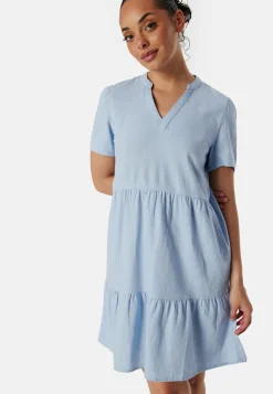 Onltiri-Caro V-Nec Lin Dress