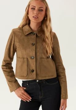 Onltulip Life Faux Suede Jacke