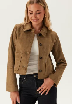 Onltulip Life Faux Suede Jacke
