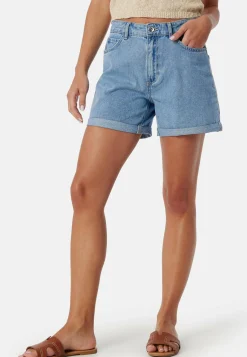 Onlvega HW Mom Dnm Shorts