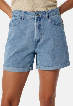 Onlvega HW Mom Dnm Shorts