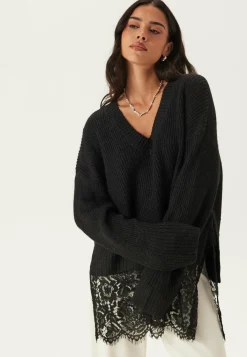 Onlvivia Ls Life V-neck Lace M