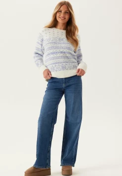 Onlxmas Nordic Ls O-neck Knt