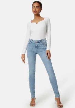 Pcdana Mid Waist Skinny Jeans