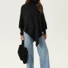 Pcfortuna High Neck Poncho