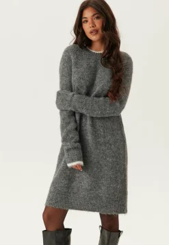 Pcivy Ls Contrast Knit Dress