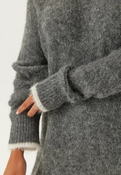 Pcivy Ls Contrast Knit Dress