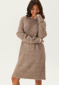 Pcivy Ls Contrast Knit Dress