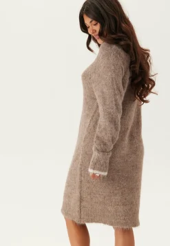 Pcivy Ls Contrast Knit Dress