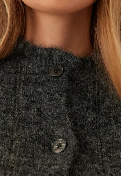 Pcjasmijn Ls O-neck Knit Cardigan