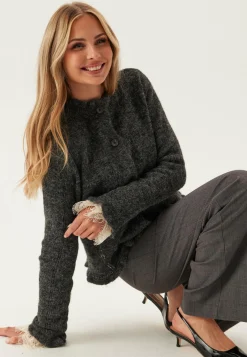 Pcjasmijn Ls O-neck Knit Cardigan