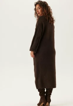 Pcjenna Ls Cable Knit Midi Dre