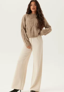 Pcjenna Ls O-neck Cable Knit