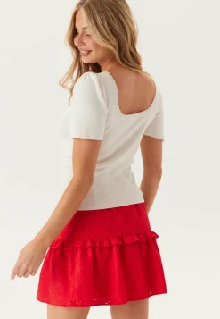 Pcjuline Ss Rev Knit Tee