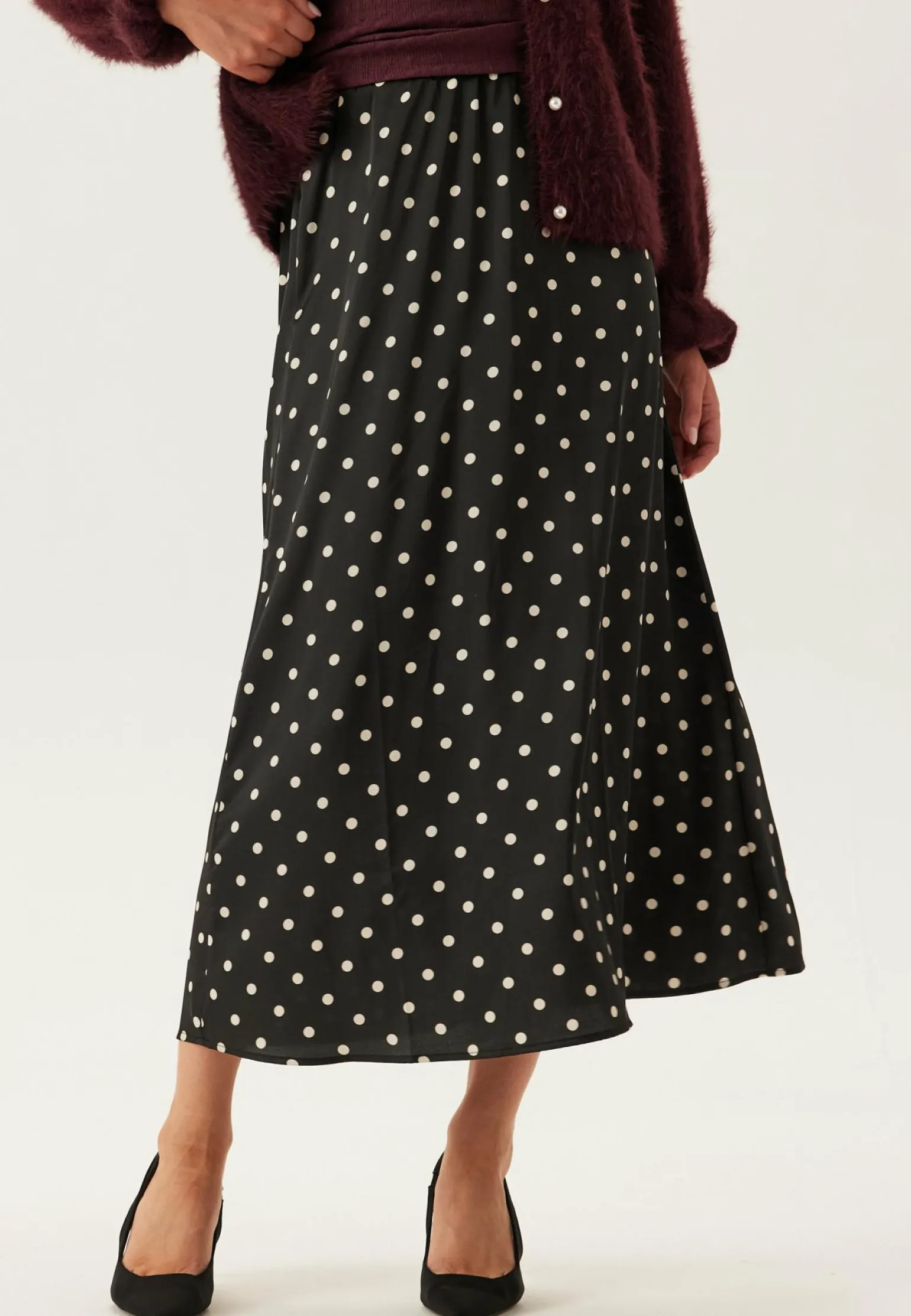 Pcjytta Hw Ankle Satin Skirt