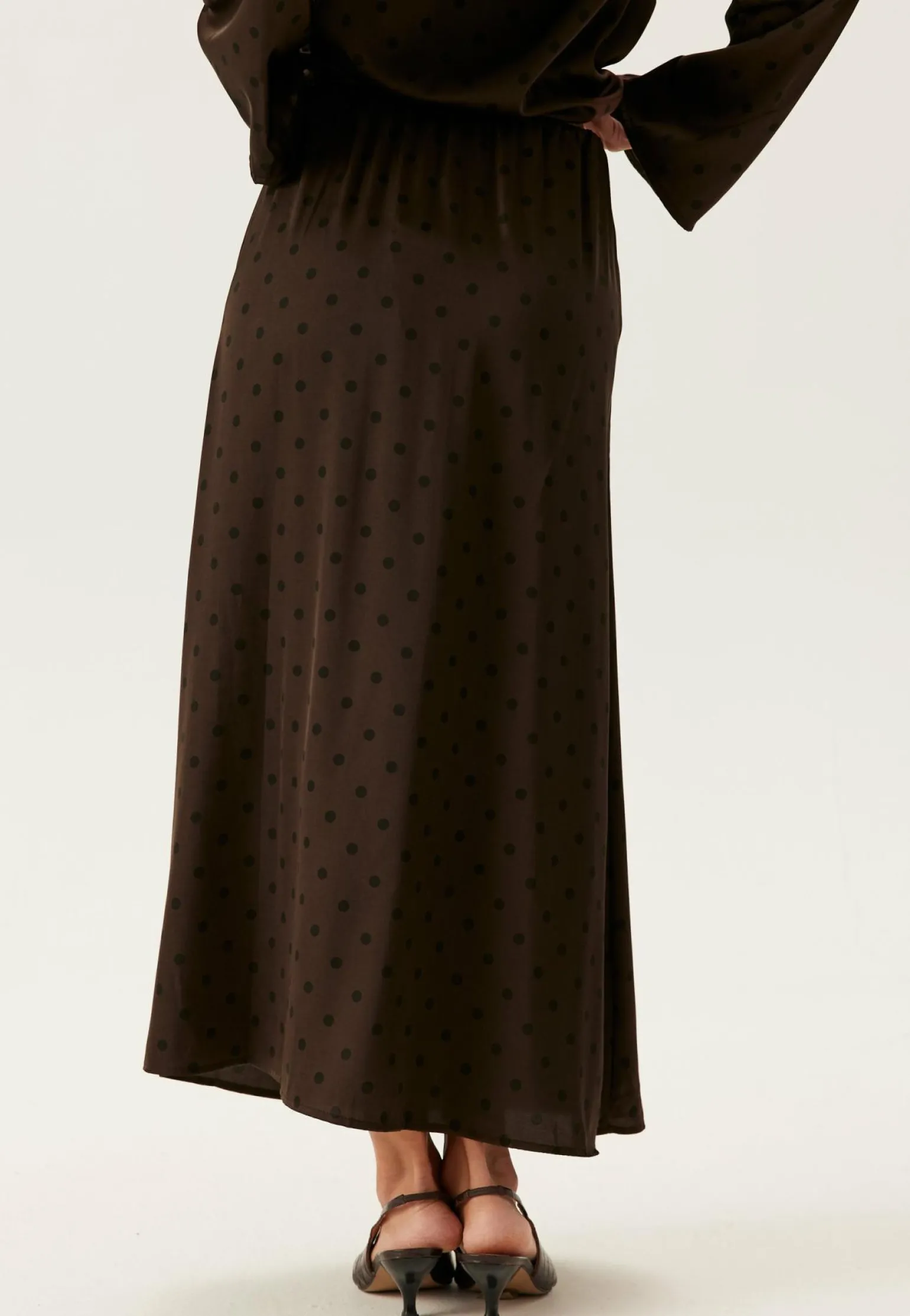 Pcjytta Hw Ankle Satin Skirt