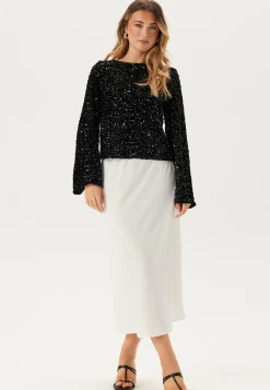 Pckam Ls Deep Back Bow Top