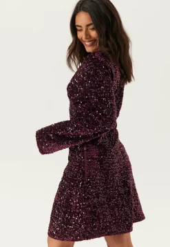 Pckam Ls V-neck New Dress Jrs