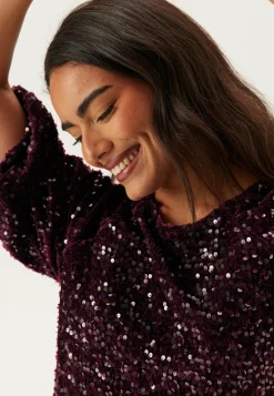 Pckam Ss Puff Sleeves Dress