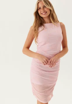 Pcmerry Sl Ruching Short Dress
