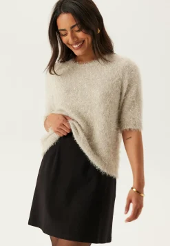Pcmie Ss O-neck Knit