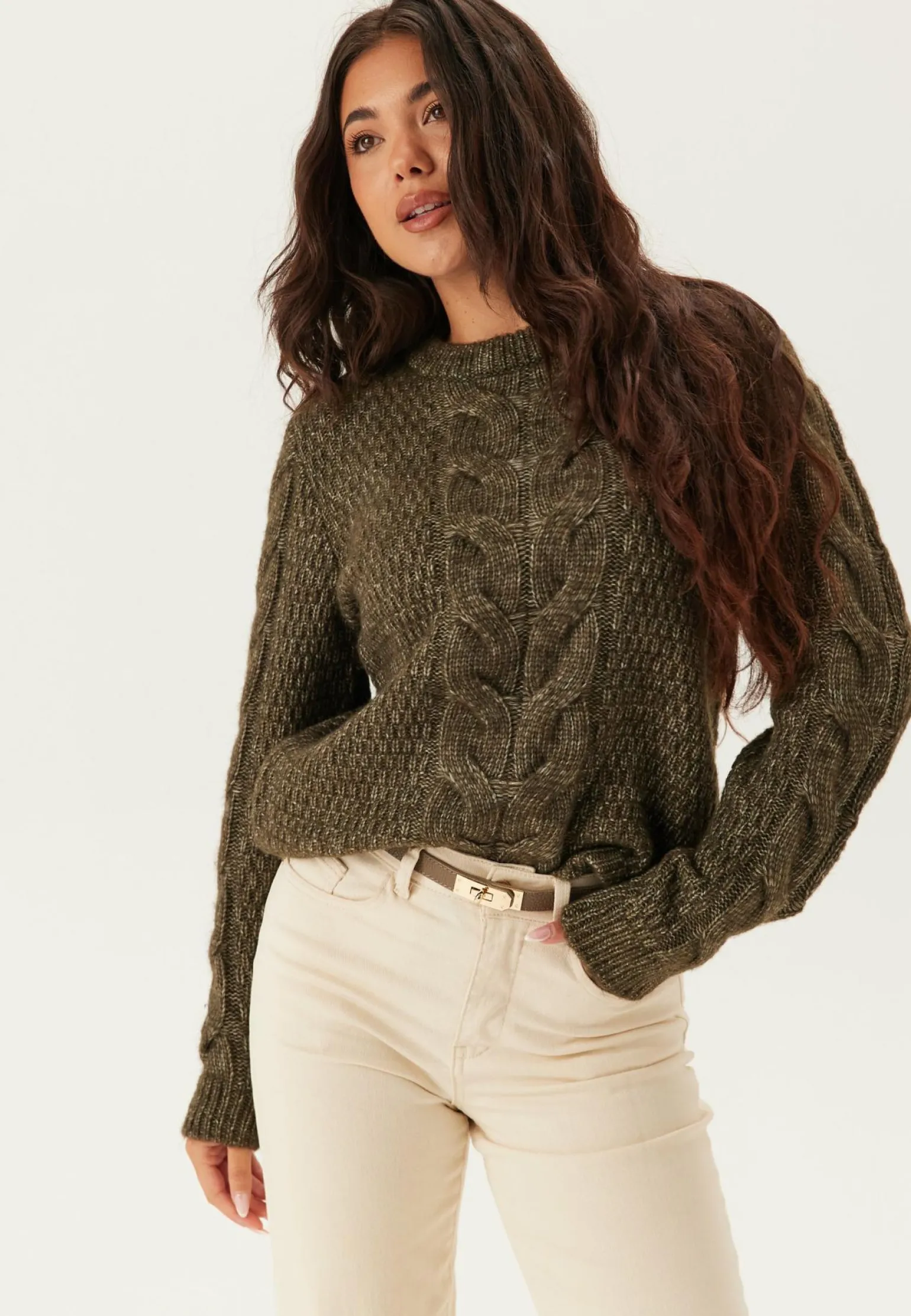 Pcnina Ls O-neck Knit