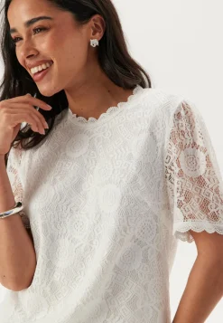 Pcolline Ss Lace Top