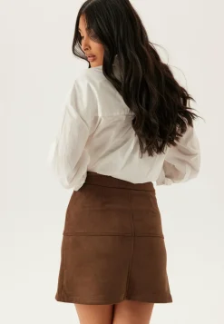 Pcrakel Brushed Hw Mini Skirt