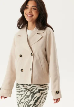 Pcscarlett Ls Short Trenchcoat