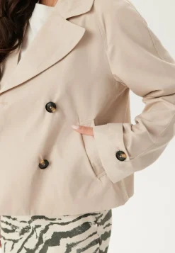 Pcscarlett Ls Short Trenchcoat