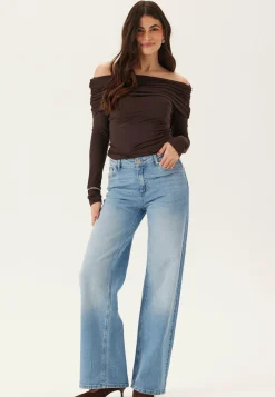 Pcsilke Mw Wide Jeans Noos