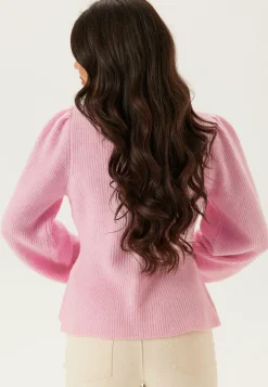 Pcsilly Ls Puff Knit Cardigan